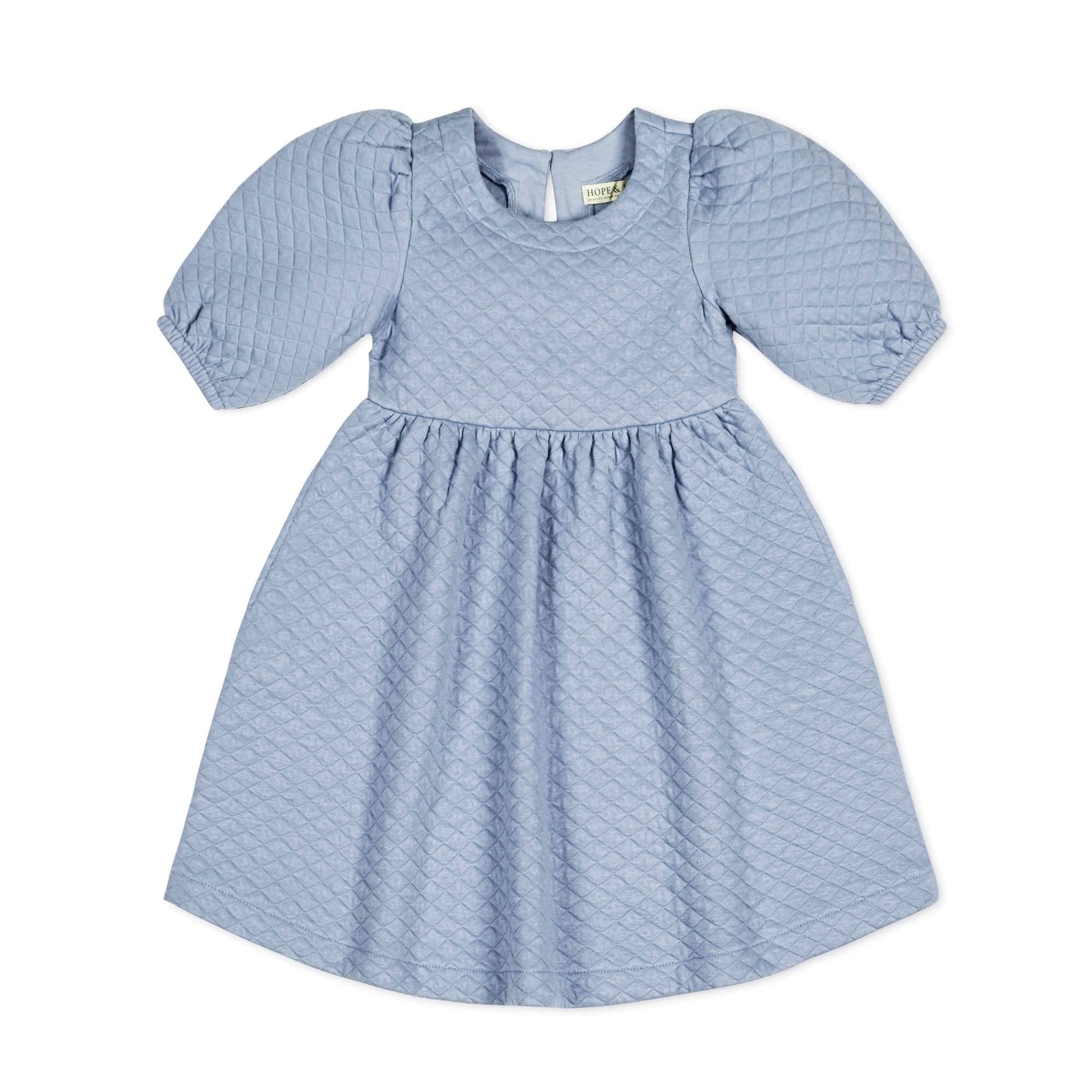 Image of Quilted Puff Sleeve Dress